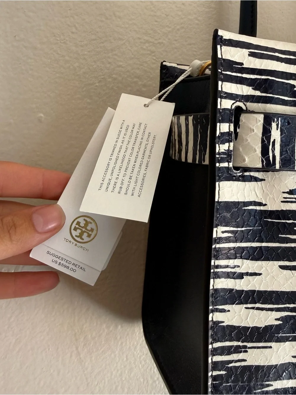 Tory Burch Snakeskin bag